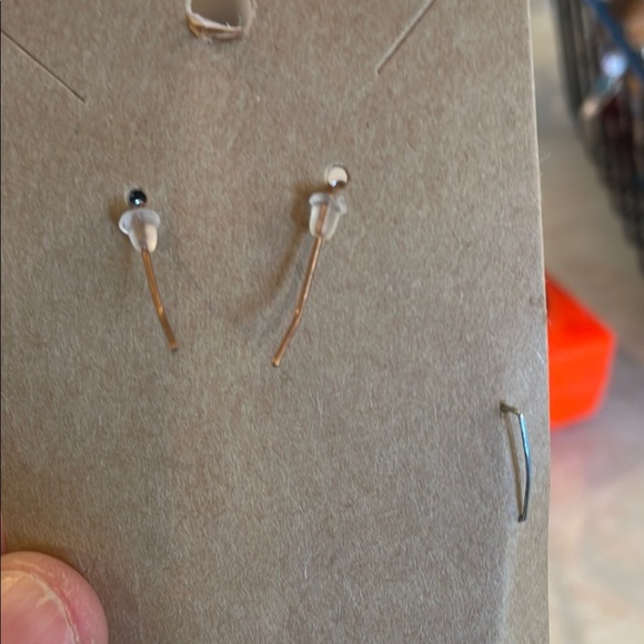 Set of Three Pairs of Copper Earrings - Picture 2 of 2